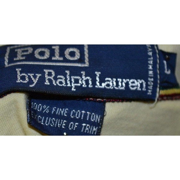 Polo Ralph Lauren Men's Yellow 1 Pocket Logo Front Short Sleeve Shirt Size Large - Picture 7 of 7